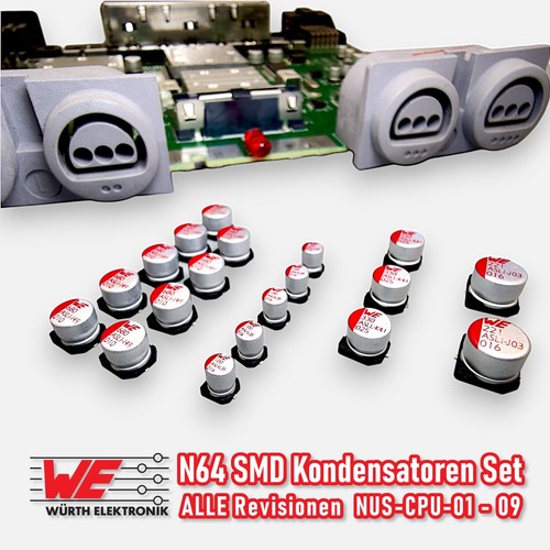 Set condensatori n64 - condensatori, smd
